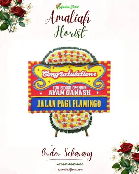 Sewa Papan Bunga Sidorame Barat Ii